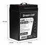 Green Cell CUBE AGM IP54 6V 4Ah VRLA Battery Gel deep cycle scooter mower boat barge mower tractor fishing boat