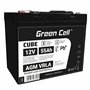 Green Cell CUBE AGM IP54 12V 55Ah VRLA Battery Gel deep cycle scooter mower boat barge mower tractor fishing boat