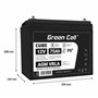 Green Cell CUBE AGM IP54 12V 75Ah VRLA Battery Gel deep cycle powerchair photovoltaic leisure battery campervan