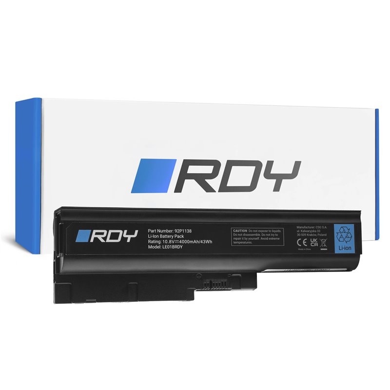 Battery RDY 42T4504 42T4513 92P1138 92P1139 to Lenovo ThinkPad R60 R60e R61 R61e R61i R500