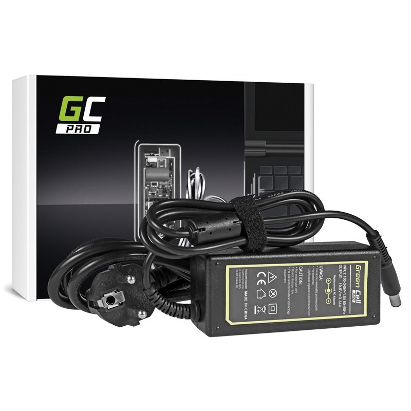 Green Cell PRO Charger AC Adapter for Dell Inspiron 1525 1526 3460 Studio 1535 Vostro 1440 3300 19.5V 3.34A