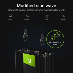 Green Cell Power Inverter 24V to 230V 3000W/6000W Modified sine wave