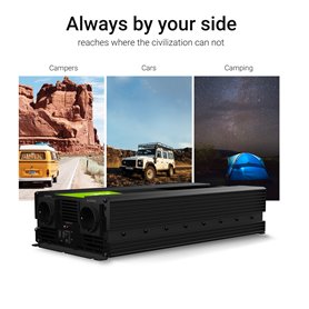 Green Cell Power Inverter 24V to 230V 3000W/6000W Modified sine wave