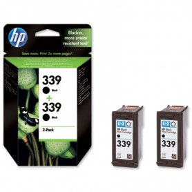HP 339 2-pack Black Original Ink Cartridges