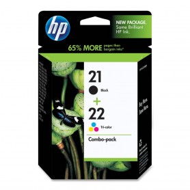 HP 21 Black/22 Tri-color 2-pack Original Ink Cartridges