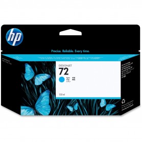 HP 72 130-ml Cyan DesignJet Original Ink Cartridge