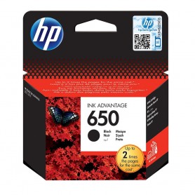 HP 650 Black Original Ink Advantage Cartridge