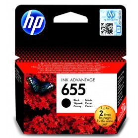 HP 655 Black Original Ink Advantage Cartridge
