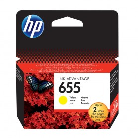 HP 655 Yellow Original Ink Advantage Cartridge