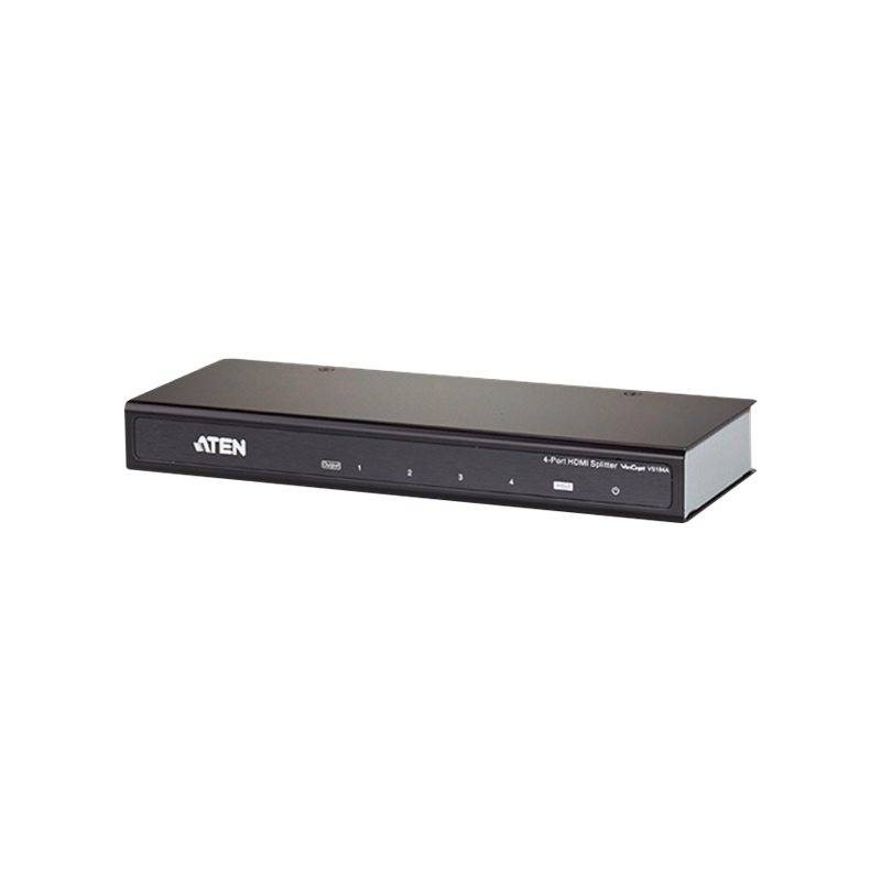 ATEN VanCryst VS184A - video/audio splitter - 4 HDMI ports - desktop