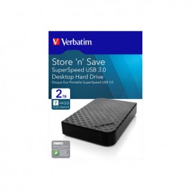 Verbatim Store 'n' Save Hard drive 2 TB 3.5" USB 3.0