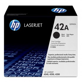 HP 42X Black Original LaserJet toner cartridge with high range