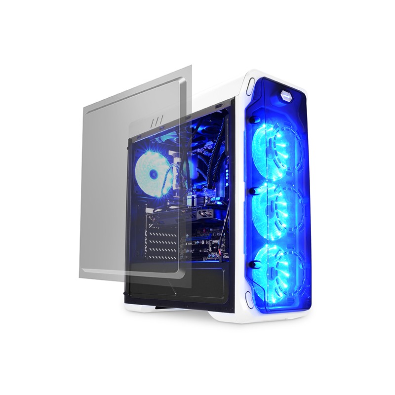 LC Power Gaming 988W Blue Typhoon - mid tower - ATX