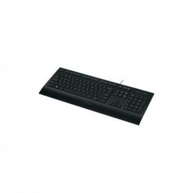 Logitech Corded K280e - wired keyboard - US