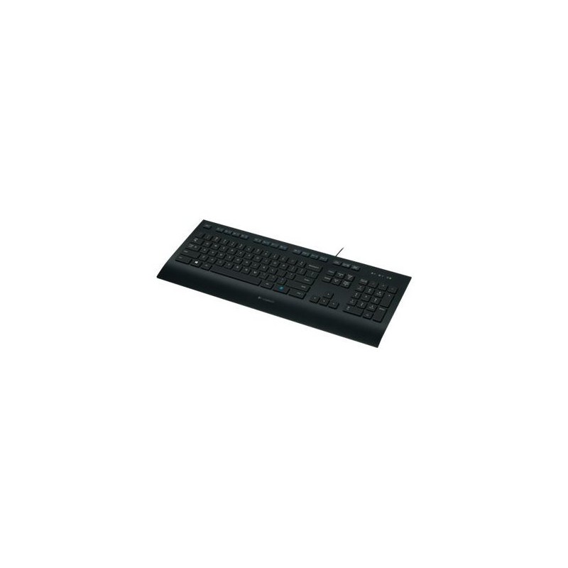 Logitech Corded K280e - wired keyboard - US