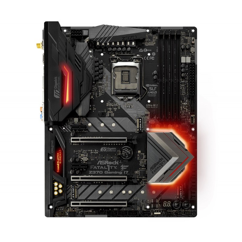 ASRock Fatal1ty Z370 Professional Gaming i7 - motherboard - ATX - LGA1151 Socket - Z370