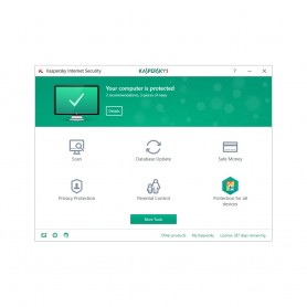 Kaspersky Lab Internet Security 2018 1User 1Year(s) Full license english
