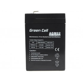 Green Cell Gel Batterie AGM 6V 4.5Ah