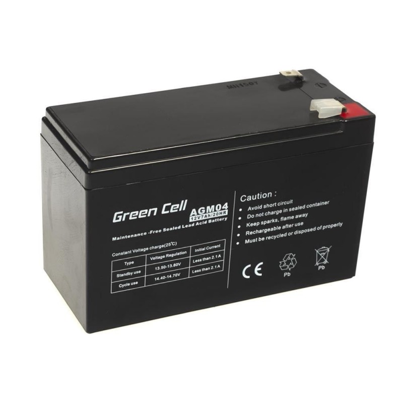 Green Cell Gel Battery AGM 12V 7Ah Green Cell Gel Battery AGM 12V 7Ah
