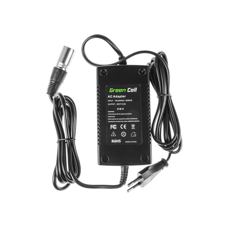 Green Cell Charger for Batteries for Electric Bikes 36V 2A