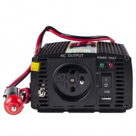 Pingemuundur Green Cell Car Power Inverter, must, 12 V - Krauta.ee