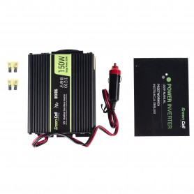 Green Cell Car Power Inverter 12V to 230V, 150W / 300W 