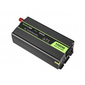 Green Cell Car Power Inverter 12V to 230V, 1000W / 2000W Pure sine wave 