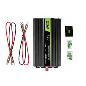 Green Cell Car Power Inverter 12V to 230V, 2000W / 4000W Pure sine wave 