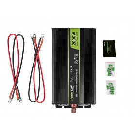 Green Cell Car Power Inverter 12V to 220V, 2000W / 4000W 