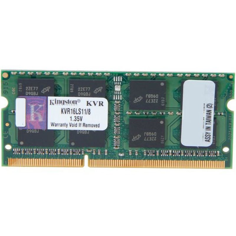 Kingston ValueRAM memory - SODIMM DDR3L - 8 GB - 1600 MHz