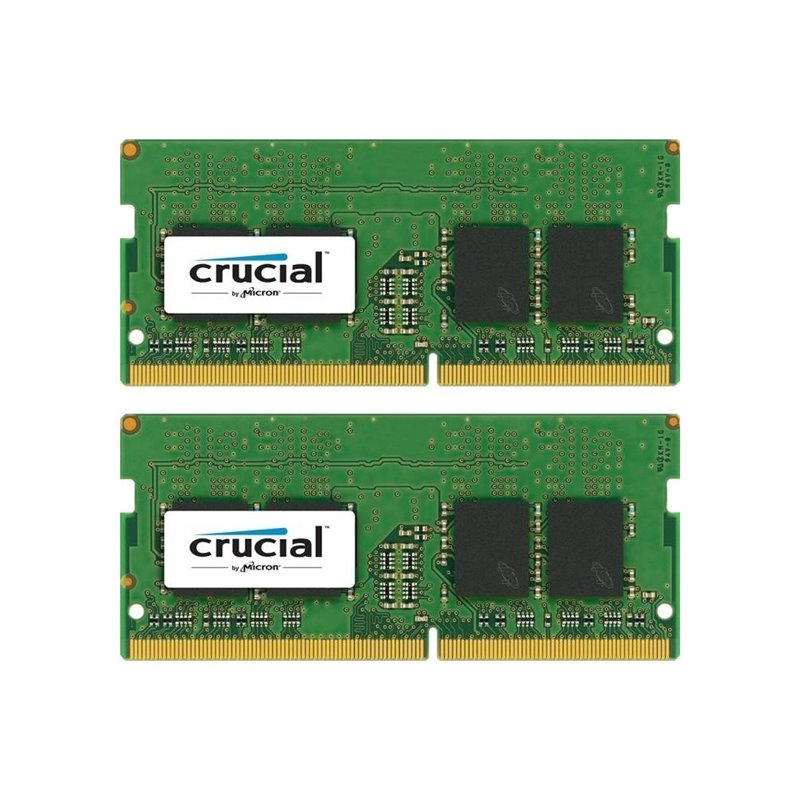 Crucial memory - SODIMM DDR4 - 16 GB: 2 x 8 GB - 2400MHz Crucial memory - SODIMM DDR4 - 16 GB: 2 x 8 GB - 2400MHz