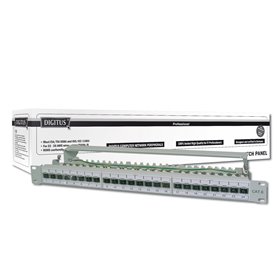 DIGITUS DN-91624S - patch panel - 1U - 19" CAT6 gr