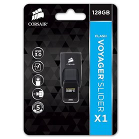 Corsair Flash Voyager Slider X1 - USB 3.0 flash drive - 128 GB