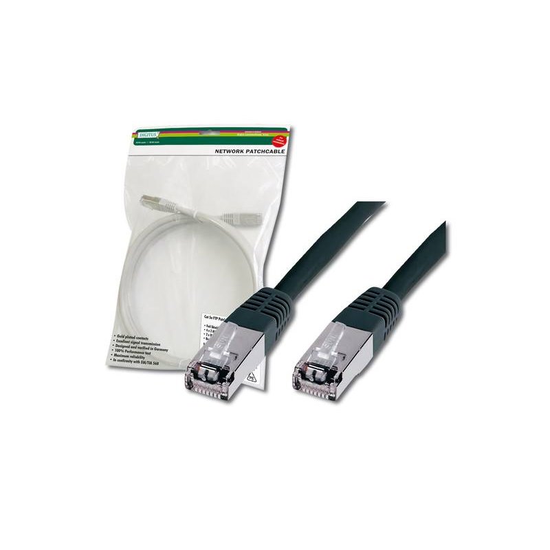 Cable Cat5e SF/UTP 3m black RJ45/RJ45