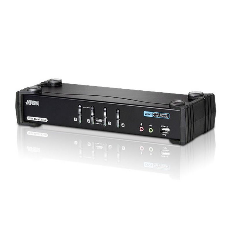 KVM Sw. Aten 4P. USB DVI 3D audio KVM Sw. Aten 4P. USB DVI 3D audio