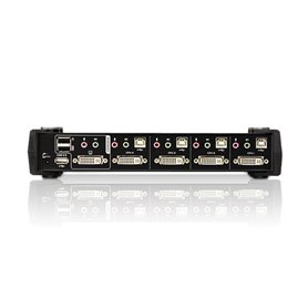 KVM Sw. Aten 4P. USB DVI 3D audio