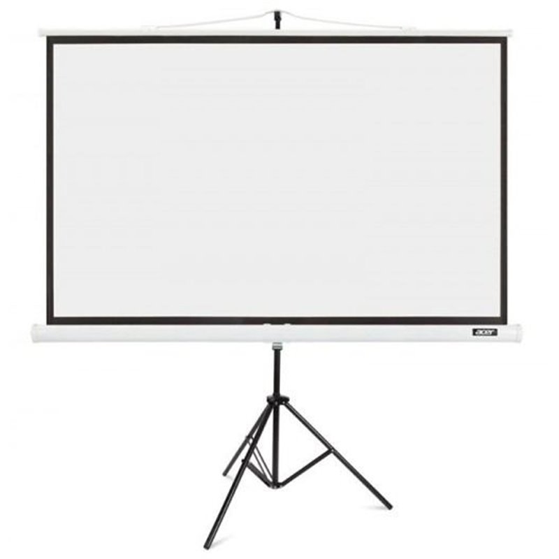 Acer T87-S01MW - projection screen with tripod - 87 in (218 cm)