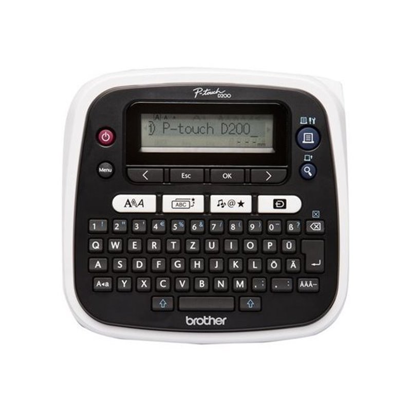 Brother P-Touch PT-D200BW - labelmaker - monochrome - thermal transfer