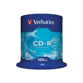 Verbatim 700MB 100pcs EP Media CD 