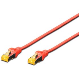 DIGITUS patch cable - 2 m - red