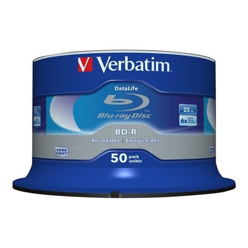 Verbatim DataLife - BD-R x 50 - 25 GB - storage media