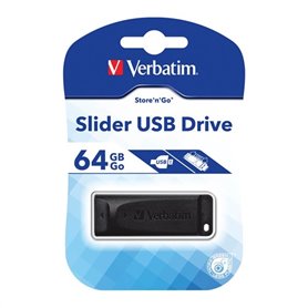 Verbatim Store 'n' Go Slider - USB 2.0 flash drive - 64 GB
