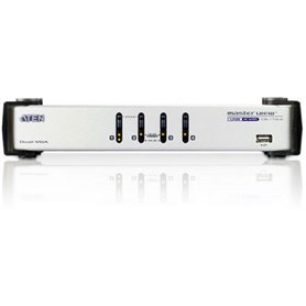 ATEN MasterView CS-1744C Dual-View - KVM audio/USB switch - 4 ports