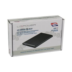 LC Power LC-25U3-7B - storage enclosure - SATA 6Gb/s - USB 3.0