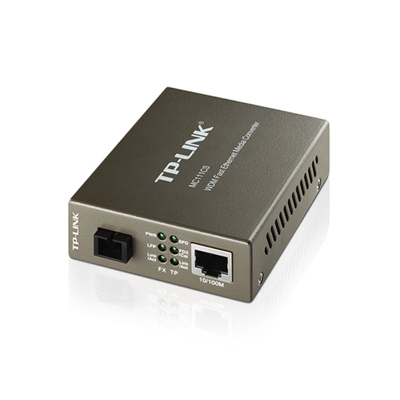 TP-LINK MC111CS - fibre media converter - 10Mb LAN, 100Mb LAN