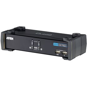 KVM Sw. Aten 2P. USB DVI audio