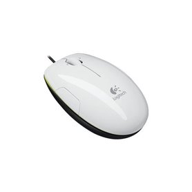 Logitech LS1 Mouse laser wired USB coconut