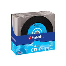 Verbatim 700MB 10pcs slim Media CD Vinyl