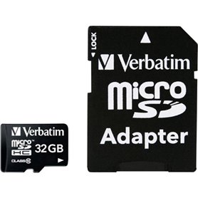 Verbatim flash memory card - 32 GB microSDHC