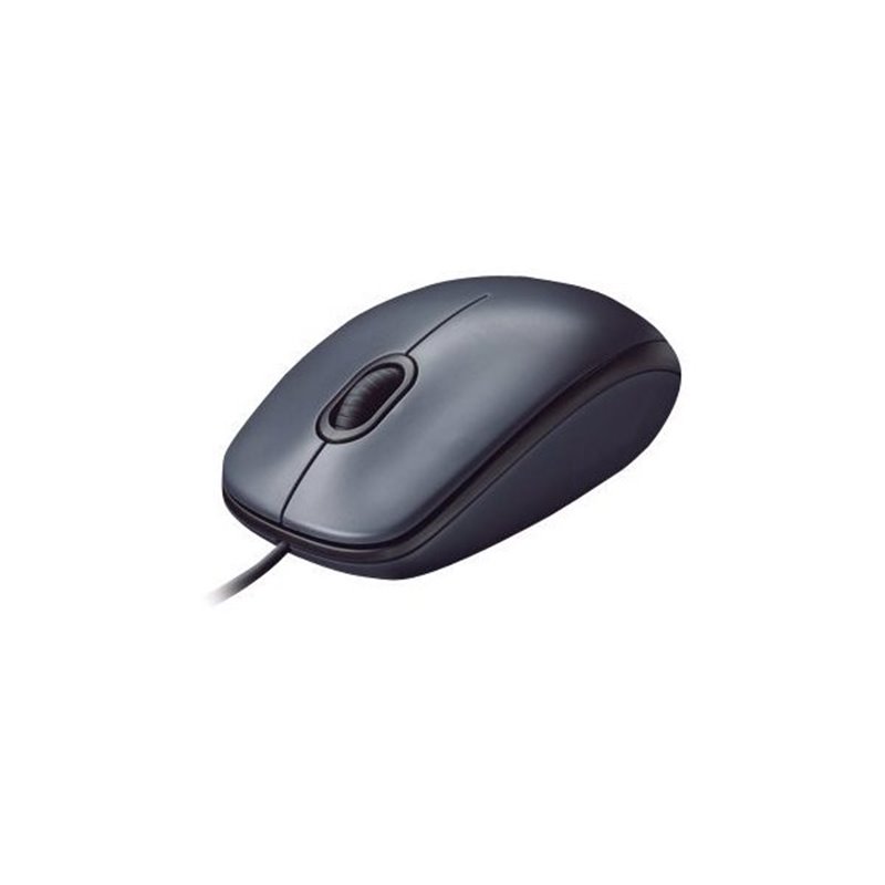 Logitech M90 Mouse optical wired USB black